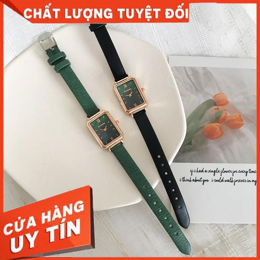 [SALE 50%] Đồng hồ nữ Ulzzang U012 chính hãng, dây da mềm đeo êm tay