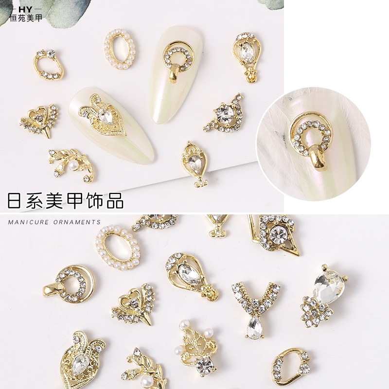 [Hàng mới về] Phụ kiện trang trí móng tay nghệ thuật hợp thời trang