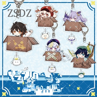 Móc Khóa Nhựa Acrylic Thiết Kế Phong Cách Anime Độc Đáo