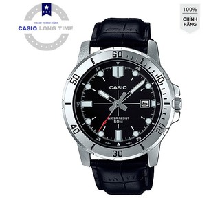 Đồng Hồ Nam Casio MTP-VD01L-1EVUDF chính hãng Dây Da - Kim Dạ Quang- chống nước 50m