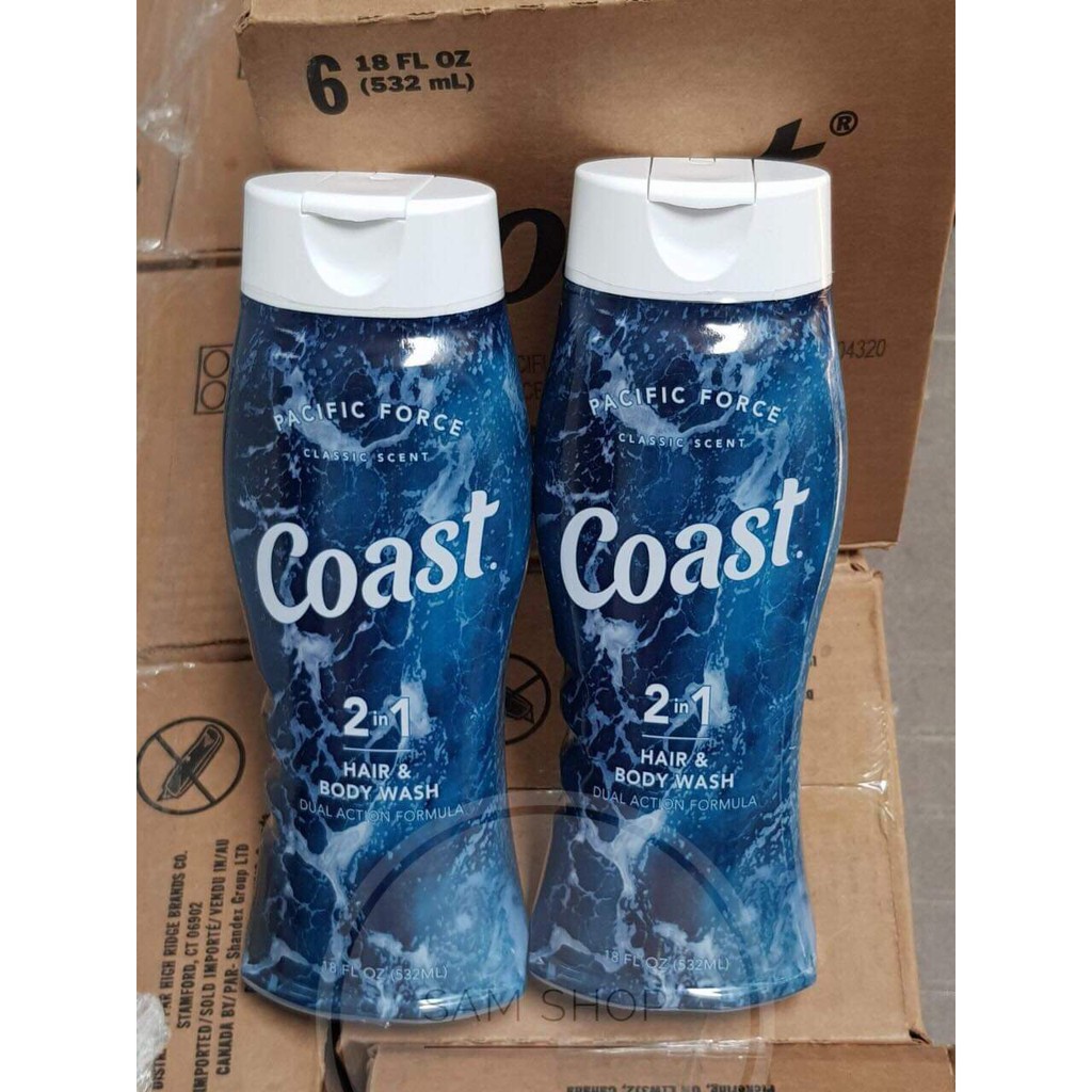 (HCM) Sữa tắm gội Coast Mỹ 532ml