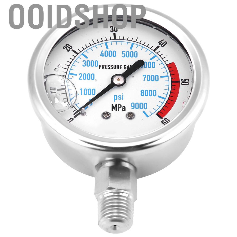 Đồng Hồ Đo Áp Suất Khí Nén 2.4 &quot;/ 60mm 0-60mpa / 0-9000psi