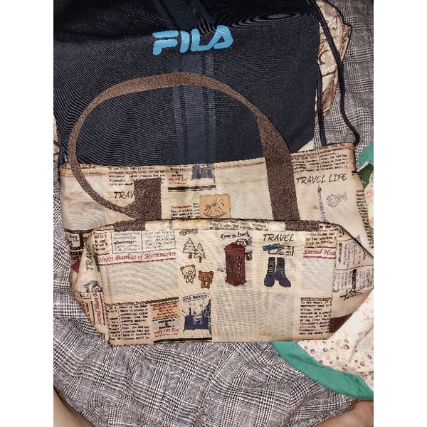 Túi họa tiết hiệu siêu yêu  Vintage Uma hana