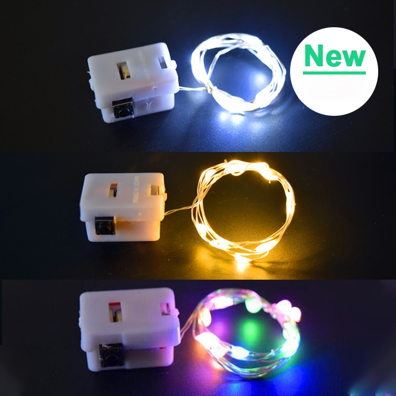 0.5m led strip light for room with free battery, steady/blinking 2 modes