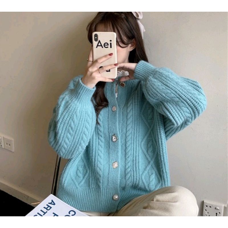 Áo cardigan nữ áo khoác len nữ thời trang phong cách Hàn Quốc mẫu mới nhất năm 2022 giá cam kết ưu đã tốt nhất