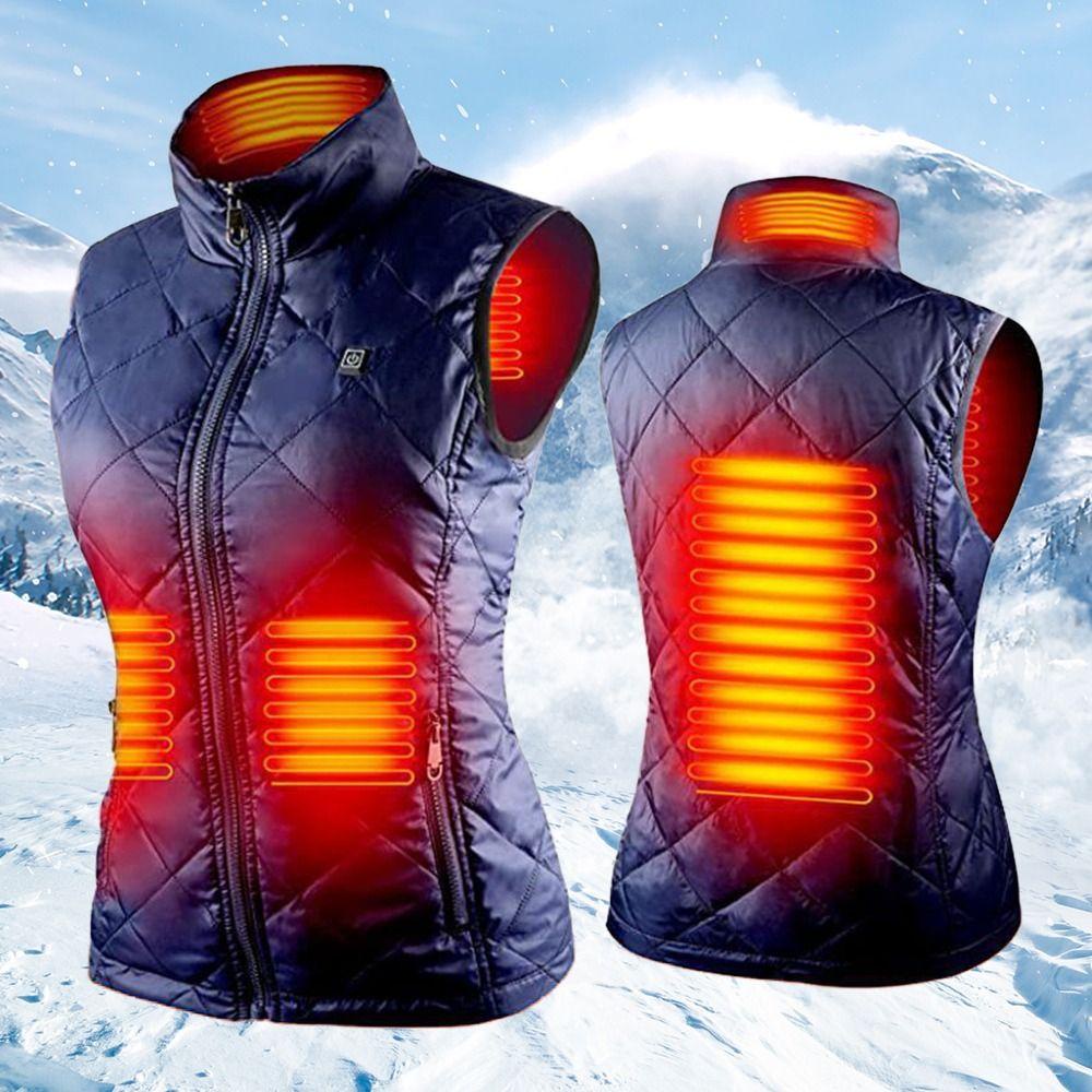 Áo Khoác Sưởi Ấm Mùa Đông 4 Khu Vực SUENIN