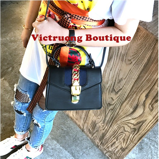 Túi xách nữ hộp mini cao cấp