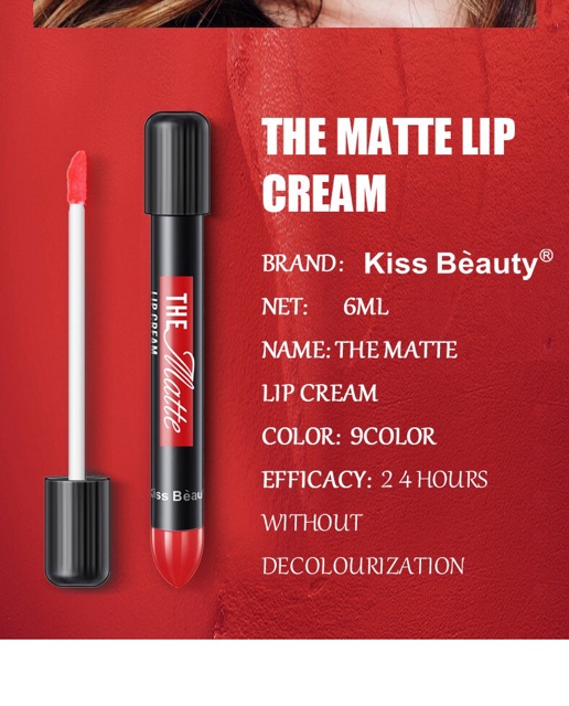 Son Kem Lì KISS BÈAUTY | BigBuy360 - bigbuy360.vn