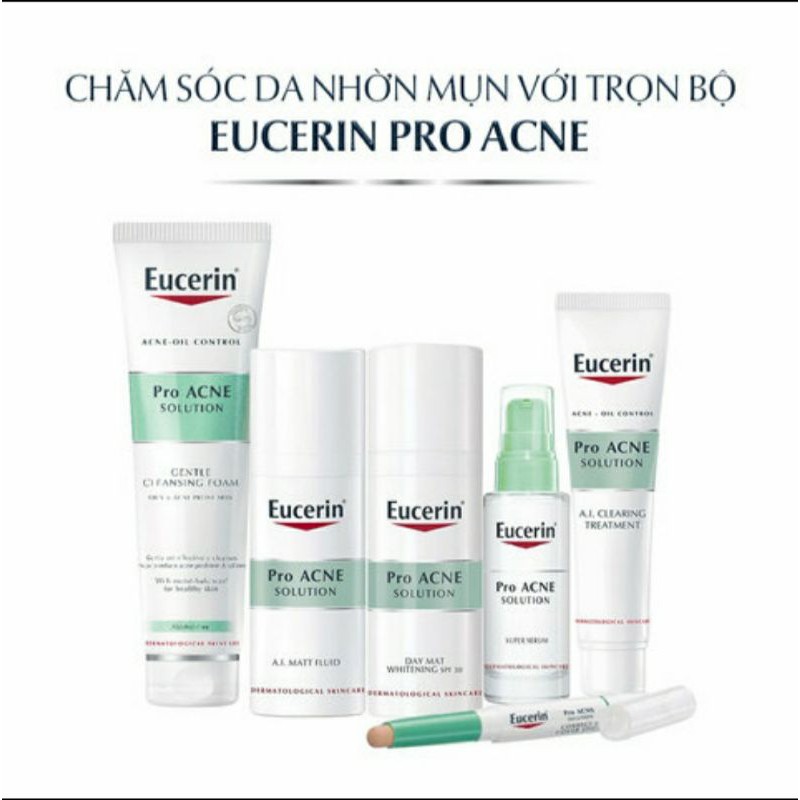 Tinh chất giảm mụn viêm, mờ vết thâm Eucerin ProAcne AI Clearing Treatment