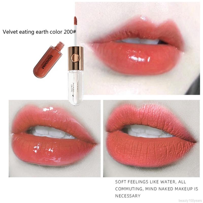 [Hàng mới về] Son kem Minshzee 2 đầu dưỡng ẩm chống dính cốc chống nước lâu trôi | BigBuy360 - bigbuy360.vn