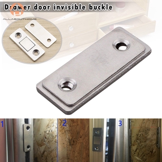 Abh 2 Chốt Cửa Nam Châm Siêu Mỏng Dùng Cho Tủ Đồ Nội Thất