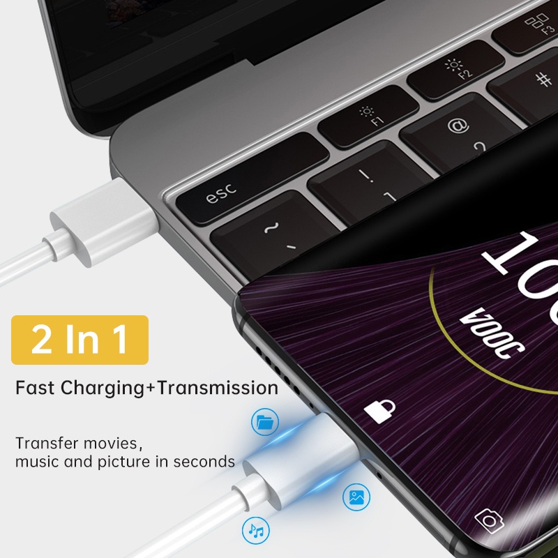 Dây Cáp Sạc Nhanh 6.5A 65W Type-C USB C Cho Realme GT 2 9 Pro 8 7 X50 OPPO Find X2 Reno 3 30W