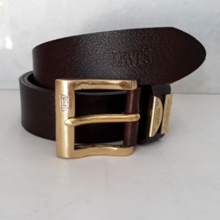 Dây nịt da bò Levi's Đen