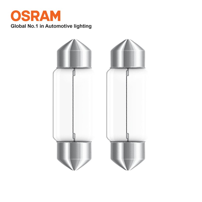 [Mã BMBAU50 giảm 10% đơn 99k] Combo 2 Bóng Đèn Cana Ngắn OSRAM Original C5W 12V 10W Nhập Khẩu Chính Hãng