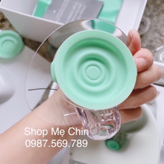 Phễu Elvie like new,phụ kiện elvie đều có sẵn