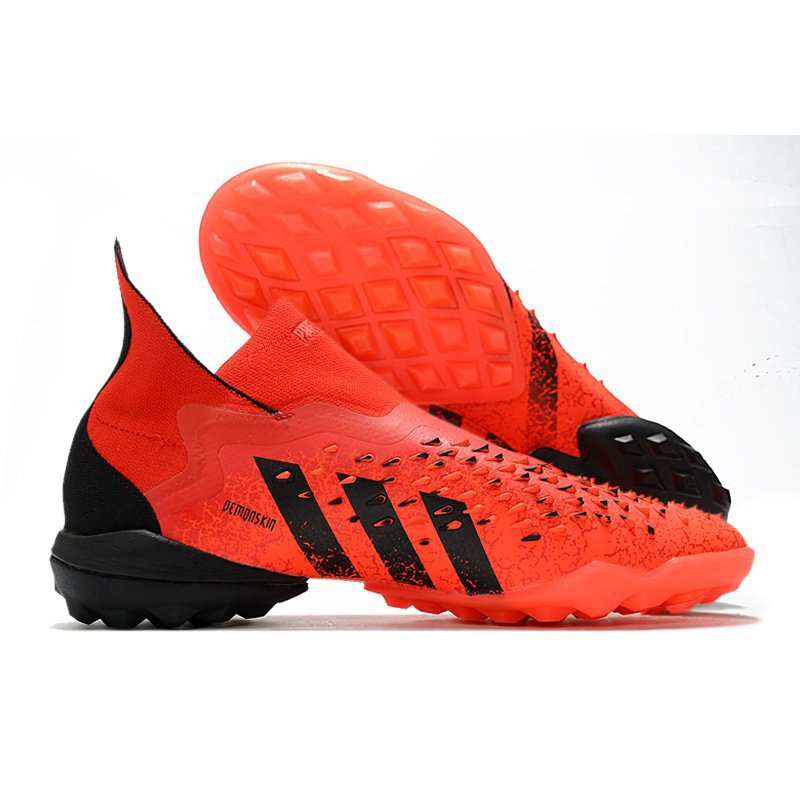 Giày thể thao bóng đá Adidas Predator Freak loại TF dệt kim thoáng khí chống nước nhiều size nam nữ