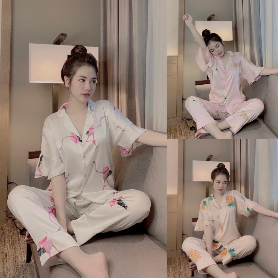 Pijama Lụa LATIN Tay dài quần dàiI HOT NHẤT NHÀ VIC... THÁNG 4  ྇