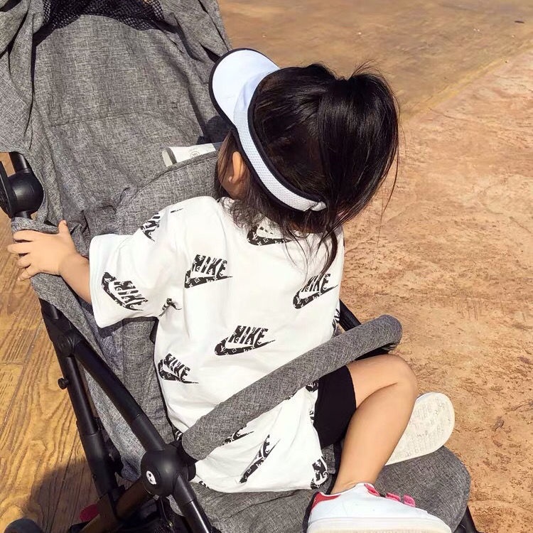 2023✿ Đầm Thun Ngắn Tay In Chữ Thời Trang Mùa Hè Hàn Quốc Hàng Mới Dành Cho Bạn Gái