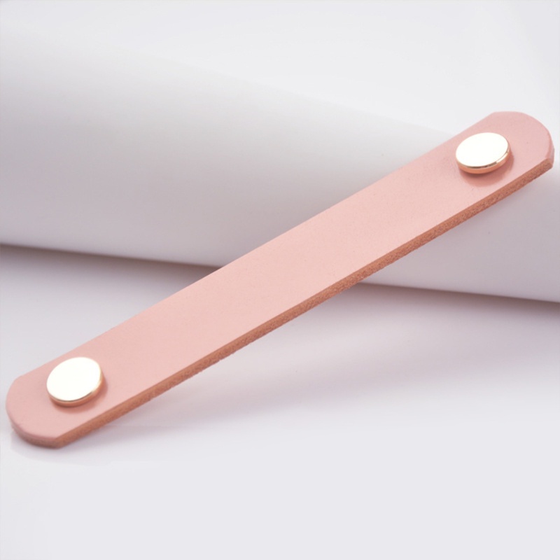 Tay Nắm Cửa Tủ Đồ Nội Thất Bằng Da Kèm Ốc Vít Tiện Dụng