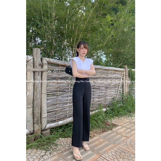 Quần Tây Mie chất Cotton ống đứng 22