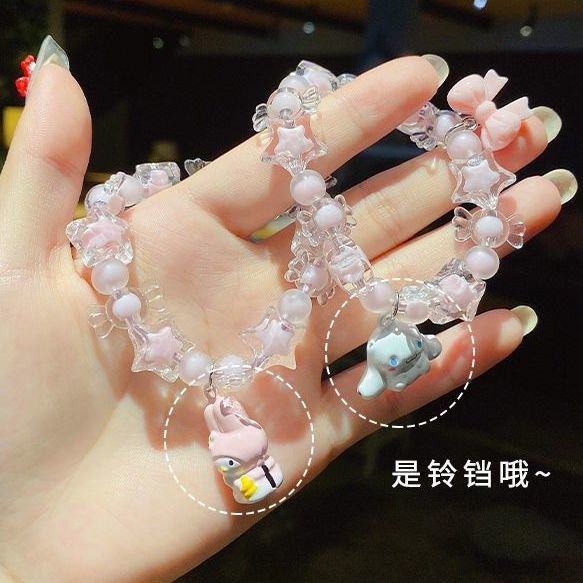 Vòng Tay Đính Hạt Pha Lê Màu Kẹo Dễ Thương Cho Nữ