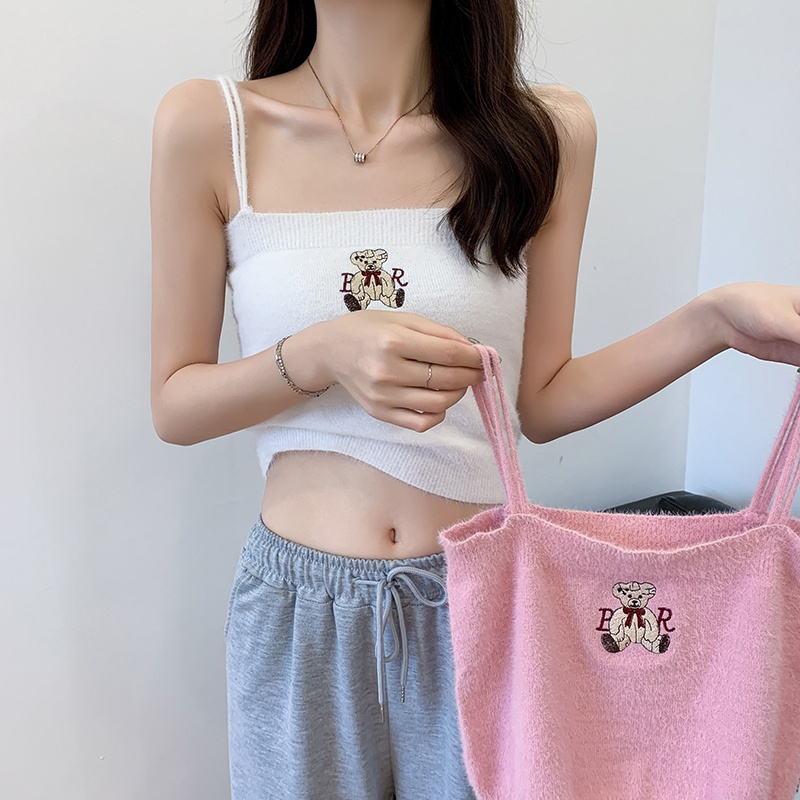 Áo lửng hai dây ZHELIHANGFEI thời trang xuân hè gợi cảm dành cho nữ