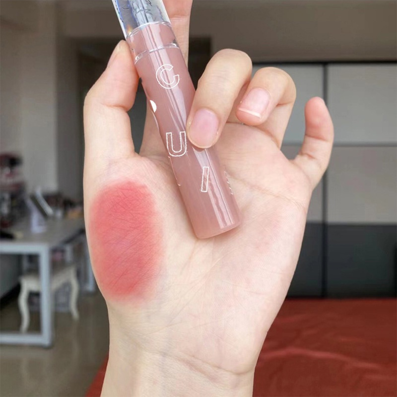 [Hàng Mới Về] Son Môi Bùn Hình Đầu Khủng Long Nhỏ Dễ Thương Làm Bóng Lì Không Dính Cốc