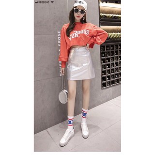 Chân Váy Da Trơn Dáng Mới Hàng Quảng Châu_Xưởng May Quang Anh
