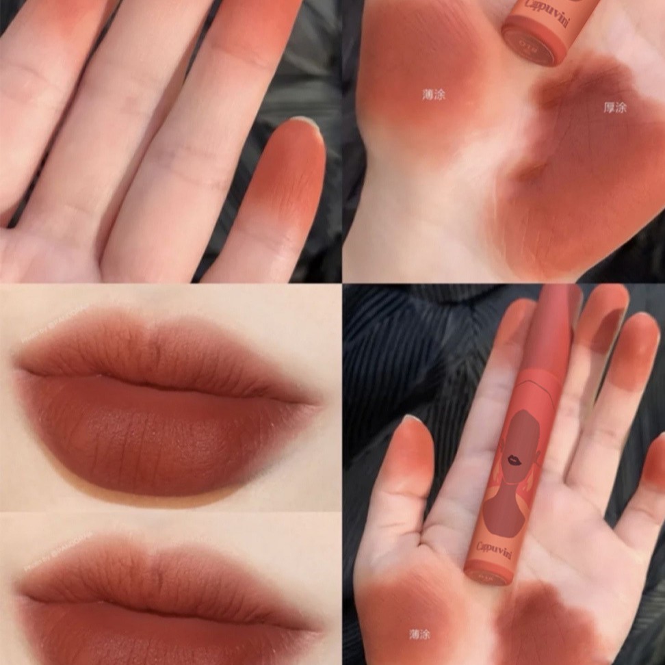 Son Môi Dạng Lỏng Chống Thấm Nước Lâu Trôi Trang Điểm Tự Nhiên Cappuvini | BigBuy360 - bigbuy360.vn