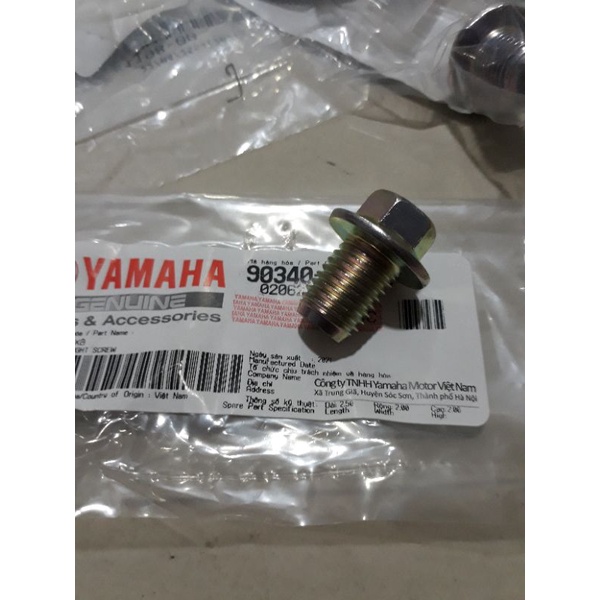 Ốc xả nhớt yamaha - ảnh sản phẩm 2