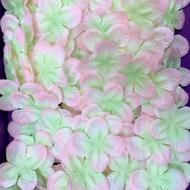 Bịch 20 bông hoa vải ép 28mm