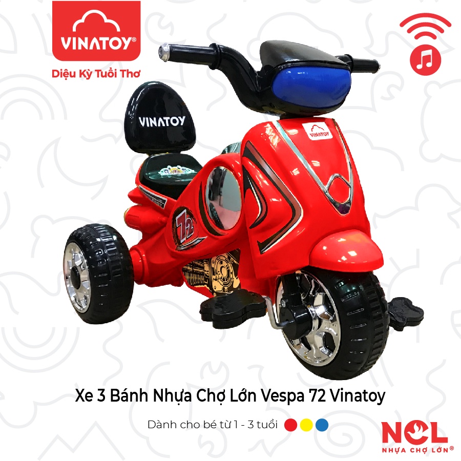 Xe 3 Bánh Vespa 72 - M1789-X3B