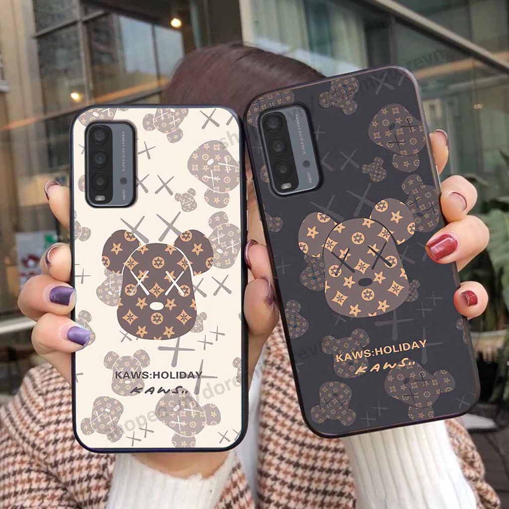 Ốp Xiaomi Redmi 9T thể thao, bear brick, ốp lưng dẻo thời trang bền đẹp