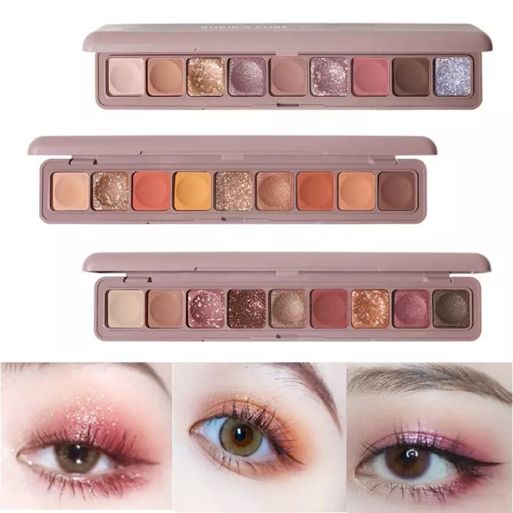 Bảng Phấn Mắt Nhũ 9 Ô Màu Beauty Color nội địa Trung