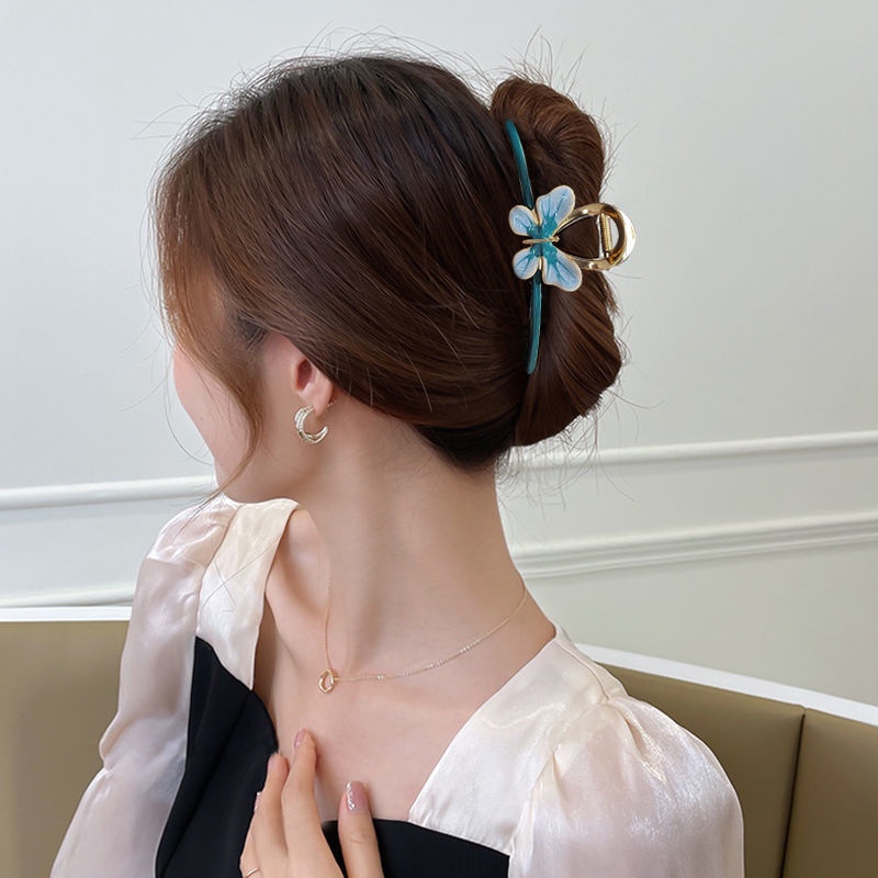 Kẹp Tóc Nơ Sau Lưng Cỡ Lớn Phong Cách Hàn Quốc Xinh Xắn Cho Nữ