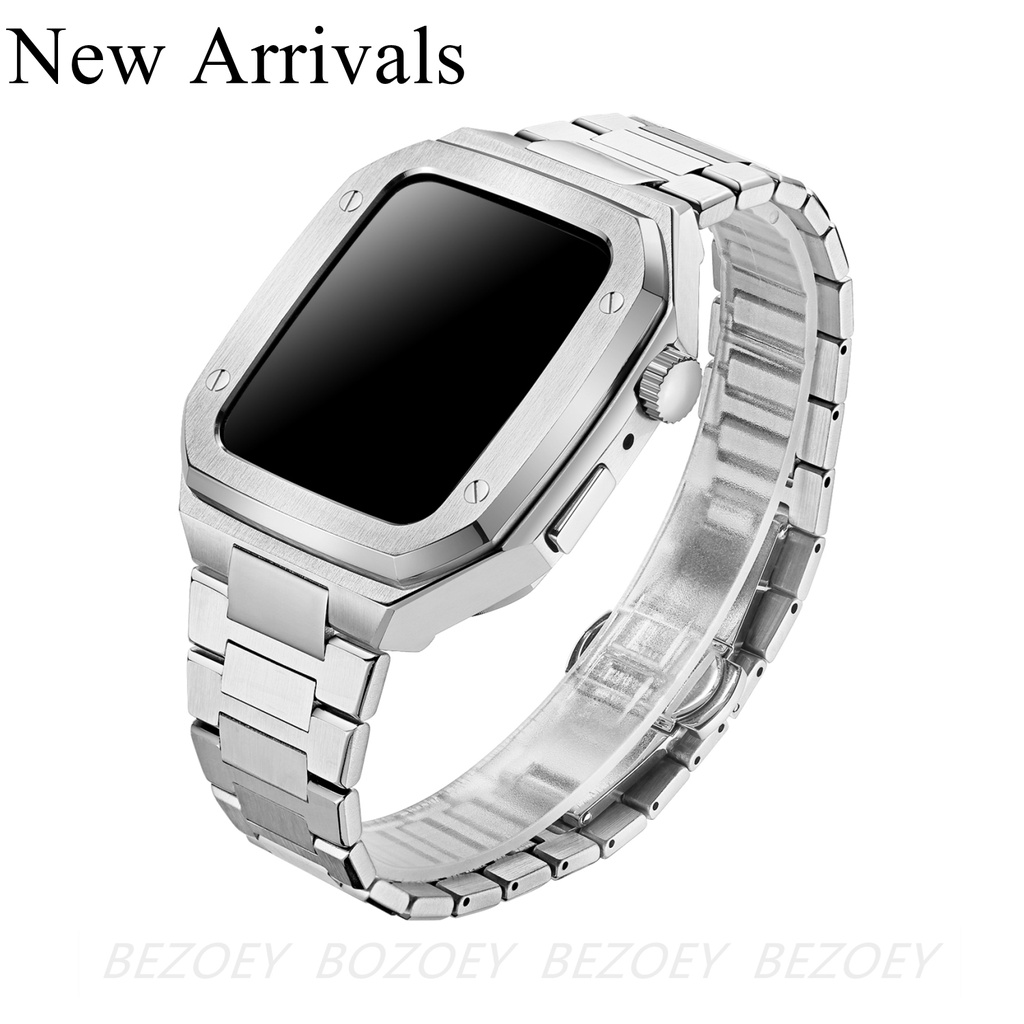 Dây Đeo Inox Cho Đồng Hồ Thông Minh IWatch Series 7 6 SE 5 4 3 2 1 45mm 44mm 41mm