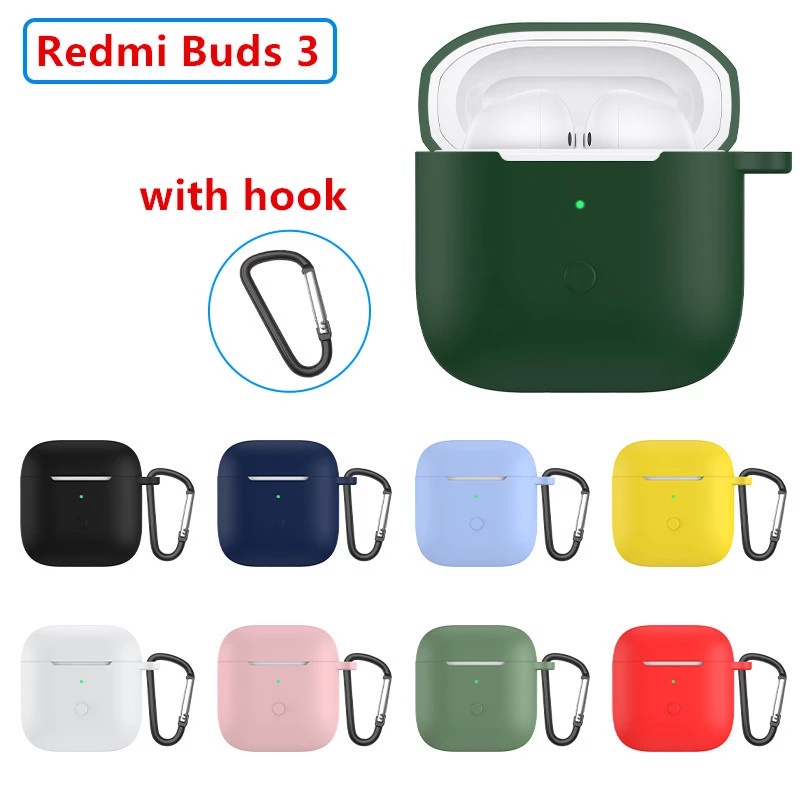 Vỏ Bảo Vệ Hộp Sạc Tai Nghe Không Dây Bluetooth Redmi Buds 3 Bằng Silicone