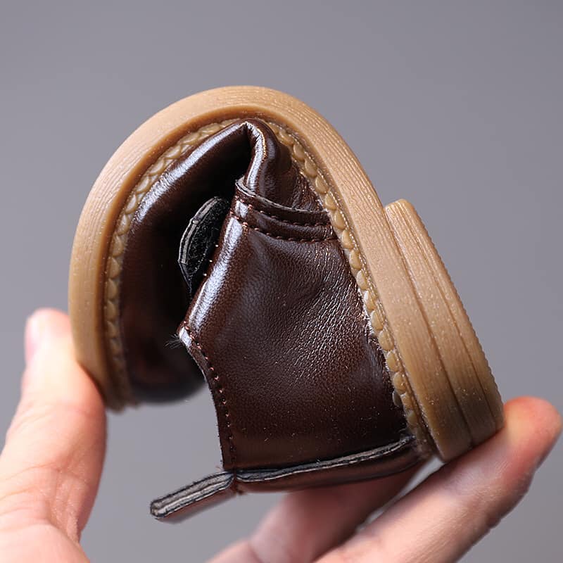Giày da đế mềm cho bé trai tập đi - size 16-26 - Shubikids
