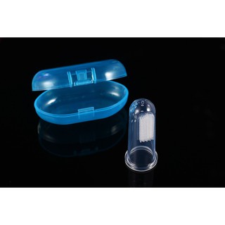 [FREESHIP]Đánh tưa lưỡi silicon có hộp cho trẻ nhỏ