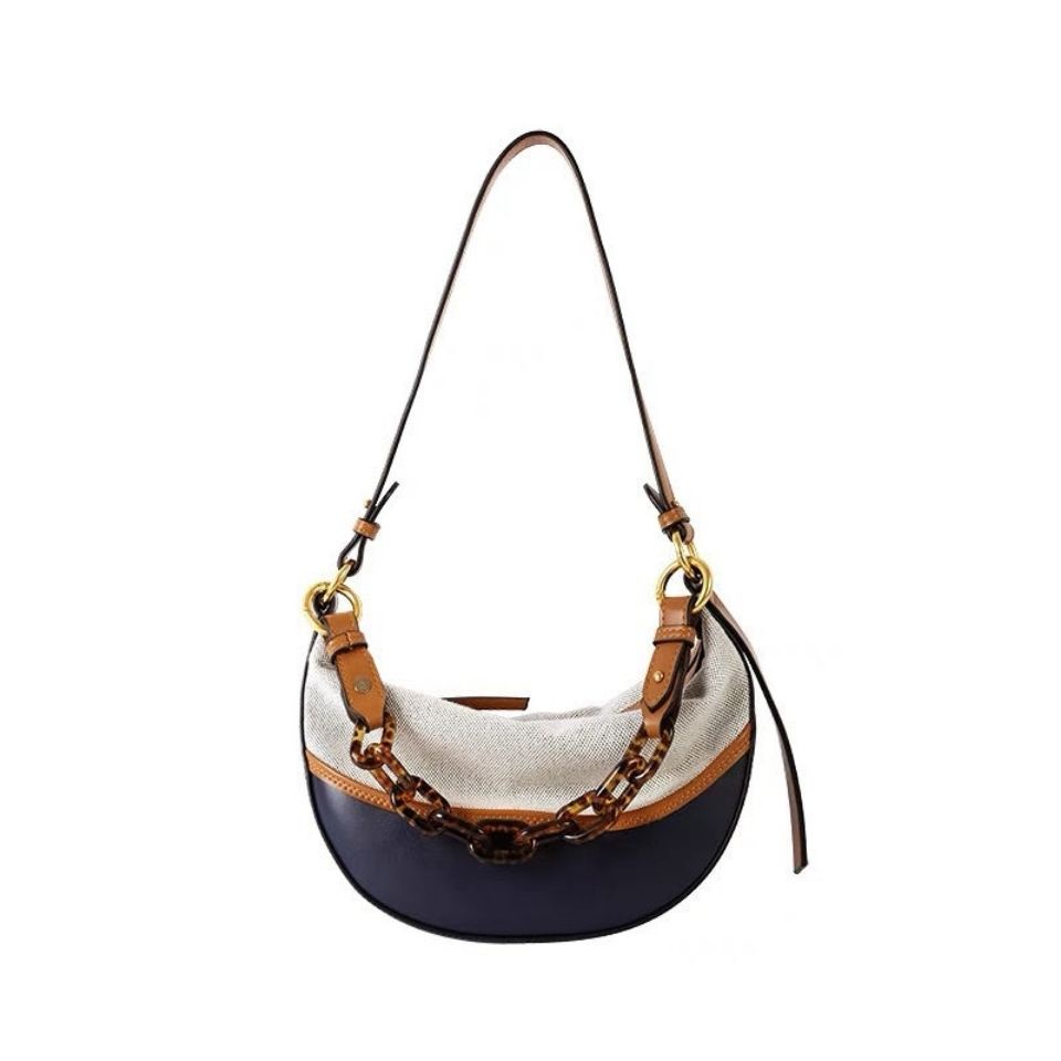 ▽ஐ☾Túi Đeo Vai Phối Dây Xích Thời Trang Dành Cho Nữ 2nd Tesla