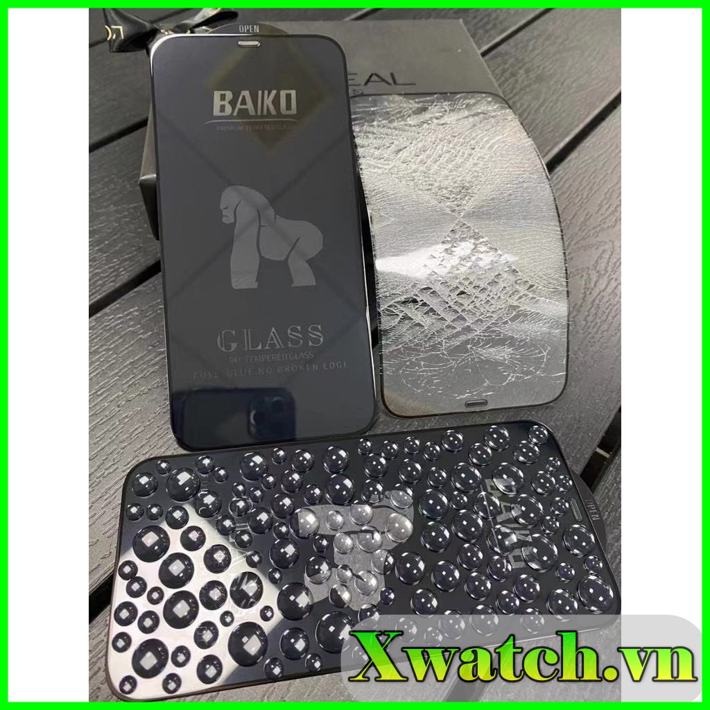 Cường Lực Full Màn IPhone  BAIKO KINGKONG IP 7Plus 8Plus X XS Xr Xsmax iP11/11Promax/12/12Promax/13/13Promax