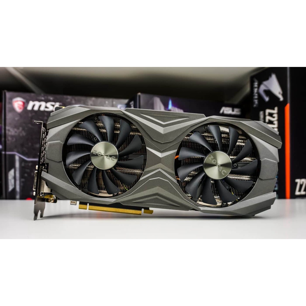 Cạc Màn Hình Zotac GeForce GTX 1070Ti 8GB AMP Edition (8GB/DDR5/256BIT) 2 Fan