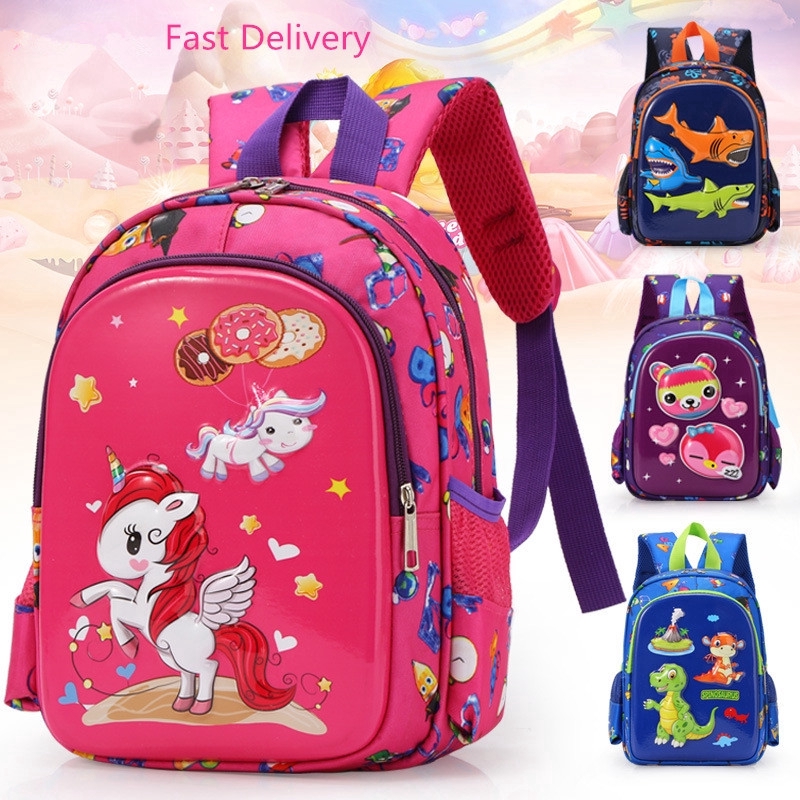 Ba Lô Đi Học Họa Tiết Ngựa Pony Xinh Xắn Dành Cho Bé