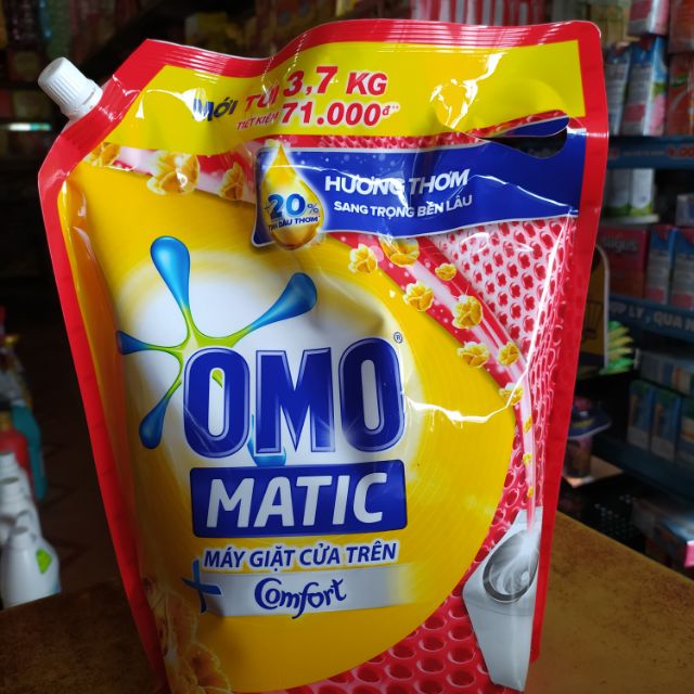 Nước giặt omo matic cửa trên hương comfort 3,6kg