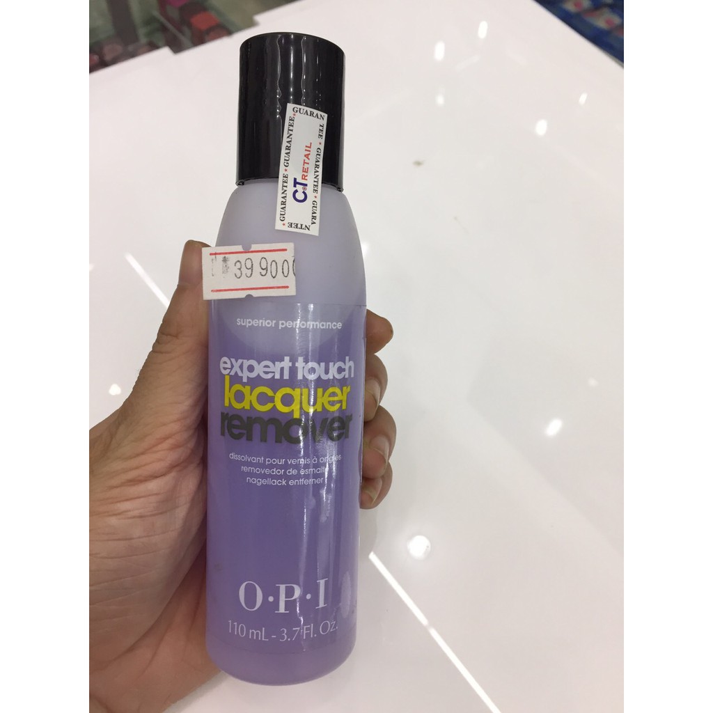 Nước rửa móng OPI Expert Touch Lacquer Remover 110ml