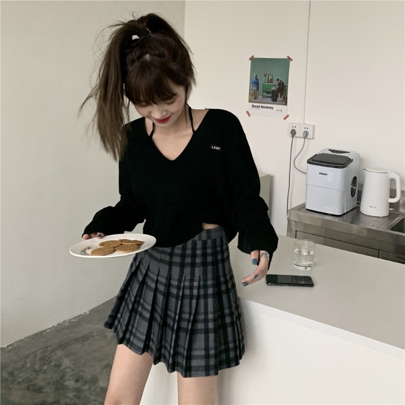 Áo sweater Perty thiết kế kiểu dáng đơn giản thời trang mùa thu theo phong cách Hàn Quốc dành cho nữ