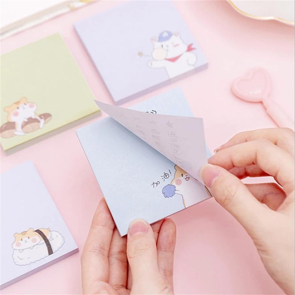PEWANY Giấy Dán Ghi Chú Họa Tiết Gấu Dễ Thương Tiện Dụng Cho Văn Phòng / Trường Học