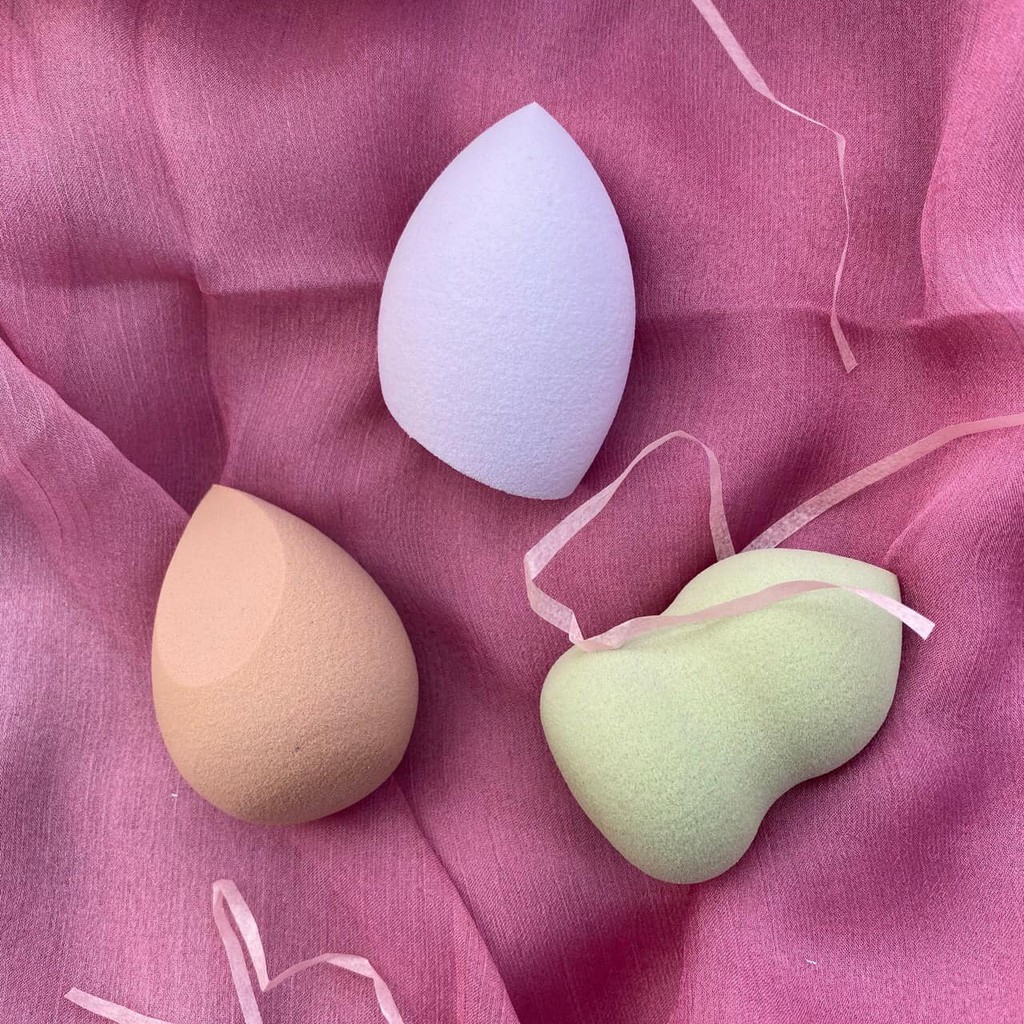 Set 3 bông Mút hồ lô tán nền kèm giá đựng | BigBuy360 - bigbuy360.vn