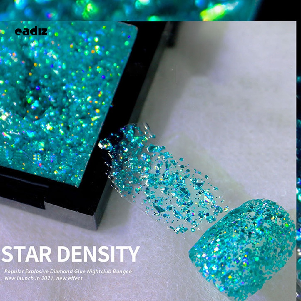 [Hàng mới về] Gel sơn móng tay lấp lánh nhiều màu dùng để trang trí móng nghệ thuật