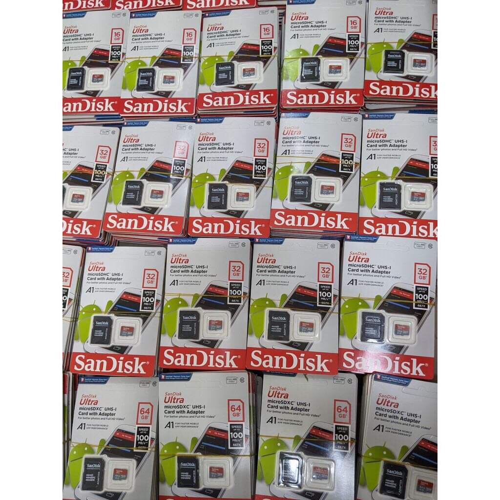 THẺ NHỚ SANDISK 4GB - 8GB - 32GB